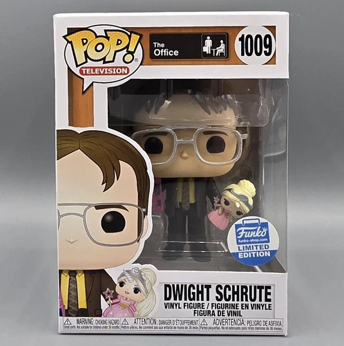 Funko Pop! The Office Dwight Schrute Holding Doll (Princess Unicorn) #1009