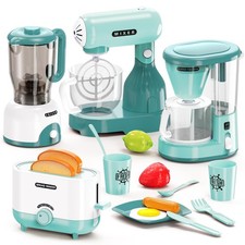 Kids Play Kitchen Accessories Toys Set, Pretend Play Kitchen Appliances Kit -...