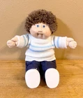Vintage Cabbage Patch Kids Doll HM2 Boy With Freckles And Shaggy Fuzzy Hair Shag