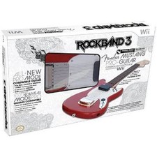 Rock Band 3 Red Wireless Fender Mustang WII Controller per chitarra
