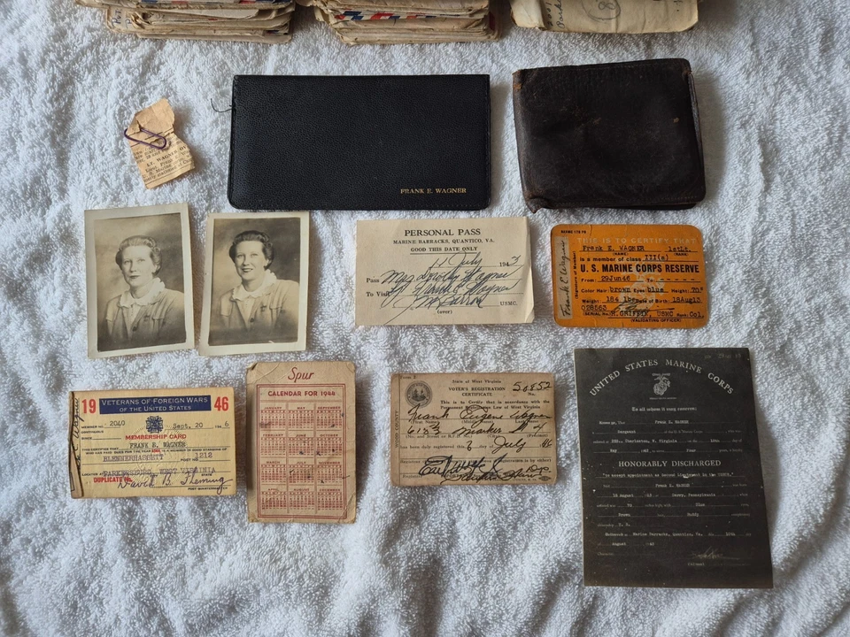 WW2  USMC 2nd Marine Division Letter Grouping. - Image 4 of 4