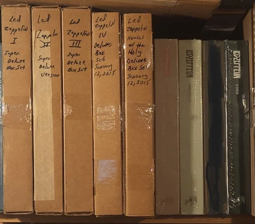 LED ZEPPELIN - NINE OF THE SUPER DELUXE BOX SETS STILL SEALED! FREE SHIPPING!