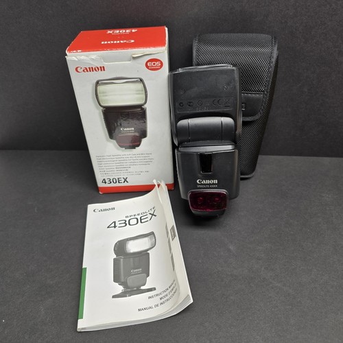 Canon Speedlite 430EX Camera Flash Canon/ Case - Picture 11 of 11