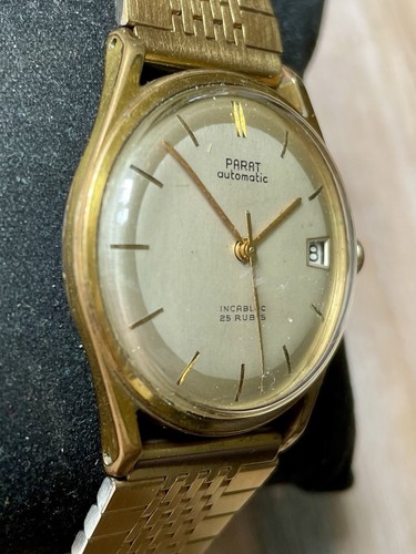 Parat automatic 1965, date 25 jewels, 34mm, WORKING - Bild 3 von 12
