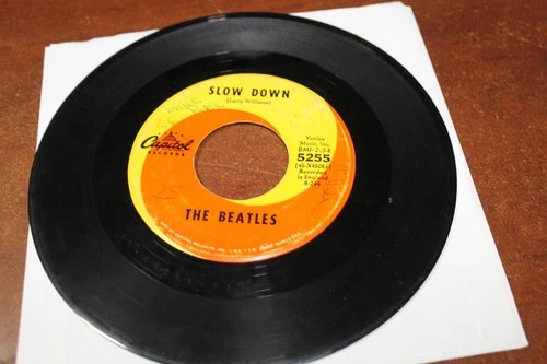 THE BEATLES SLOW DOWN / MATCHBOX CAPITOL 5255  45 RECORD