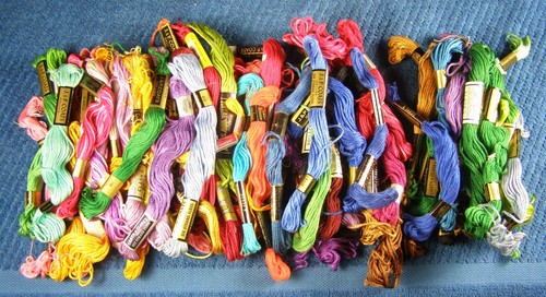 Large Lot Clark's, J&P Coats and Coats & Clark's Embroidery Floss Skeins - Lot B