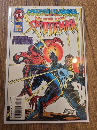 Web Of Spider-Man #127 Punisher Castle Jackal Parker Maximum Clonage Teil 2 NM - Bild 1 von 5