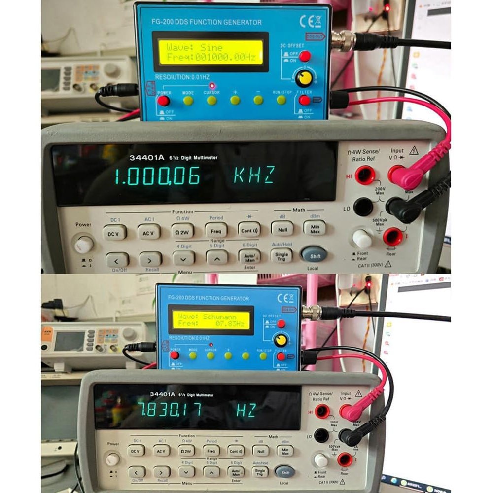 DDS Funktionssignalgenerator Signalquellenmodul Frequenzzähler 0.01Hz-500Khz