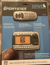 SiriusXM Sportster SP-R1 Receiver With Remote NEW SEALED