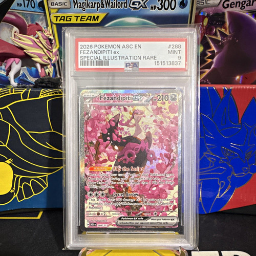 Fezandipiti ex 288/217 Me: Ascended Heroes SIR Holo 210HP Eng 2026 PSA 9