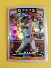 2006 Topps Chrome Baseball Refractors #172 Moises Alou - San Francisco Giants
