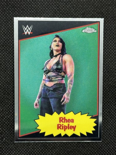 2025 Topps Chrome WWE Rhea Ripley 1985 Topps Current #85TC-RR