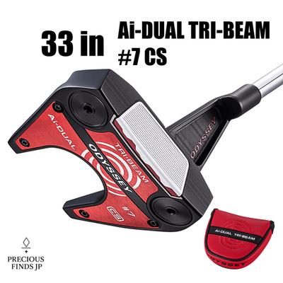 クラブ ODYSSEY TRI-BEAM DOUBLE WIDE STROKE LAB Odyssey Ai-DUAL TRI-BEAM #7 CS Putter Mallet Center Shaft STROKE