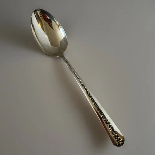 Towle Rambler Rose  Table Serving Spoon 8.5” Sterling