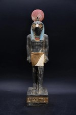 Horus Egyptian Statue Stone Sculpture Handmade Falcon Ancient Pharaonic Decor
