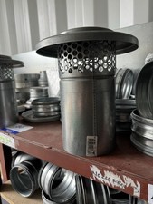 Galvanised Steel  Roof Cowl for ventilation and extraction to suit 125mm 