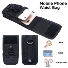 Men's Tactical Molle Pouch Compact Utility EDC Waist Pack Cell Phone Holster Bag