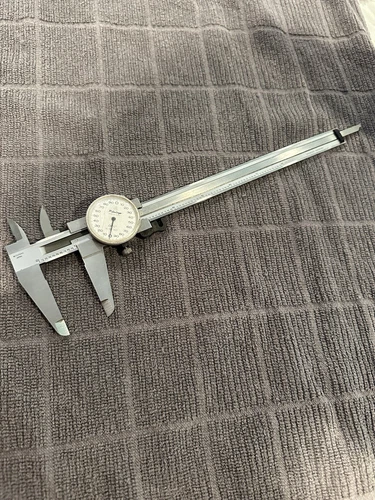 Mitutoyo Japan No. 505-627-50 Dial Caliper 8" .001
