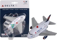 Daron Delta Pullback Plane with Light and Sound , White 