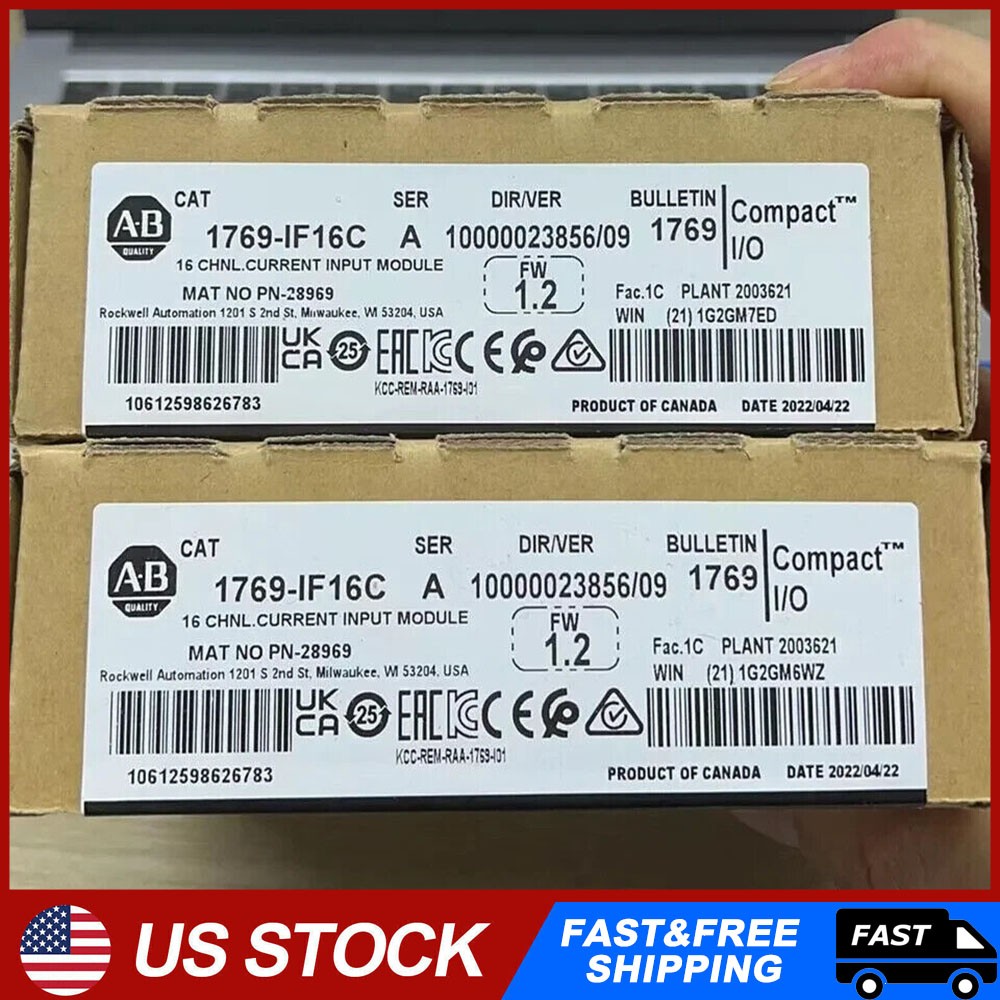 New Factory Sealed AB 1769-IF16C CompactLogix 16 Pt A/I Current Module 1769IF16C
