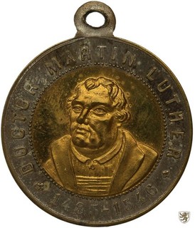 DEUTSCHES REICH Medaille 1883 400. Geburtstag Martin Luther vorzüglich