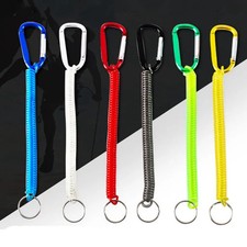Anti-lost Phone Keychain Fishing Lanyards Retractable Spring Elastic Rope Secur