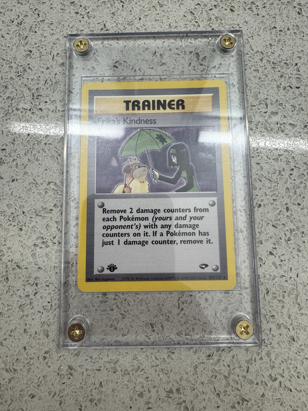 Pokémon TCG Erika's Kindness 103/132 Gym Challenge 1st Edition (English) - NM