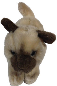 Vintage Animal Alley Toys R Us Siamese Cat Beanbag 10" Plush Stuffed Animal