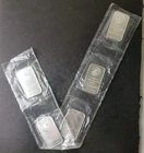 Five Engelhard 1oz Silver Bullhorn Bars in Plastic