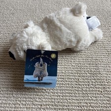 Demdaco Nancy Tillman Polar Bear Plush 9" Soft Rattle On The Night You Were Born