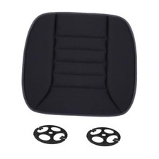 Car Seat Cushion Pad, Memory Foam Automotive Butt Cushion with Non-Slip Black