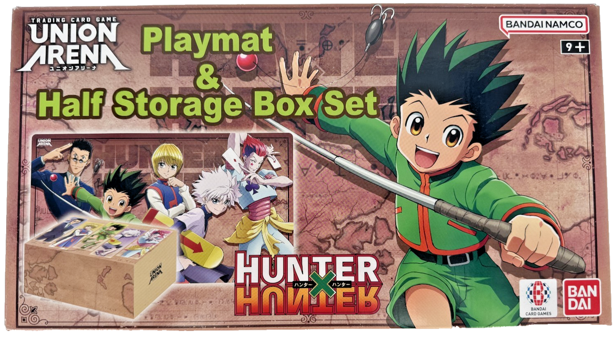 UNION ARENA スペシャルセット　HUNTER×HUNTER Union Arena Playmat & Half Storage Box Set Hunter x Hunter Bandai