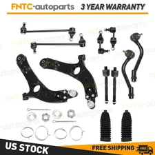 Front Control Arm w Ball Joints Tie Rod Sway Bar End Link For 12-15 Kia Optima