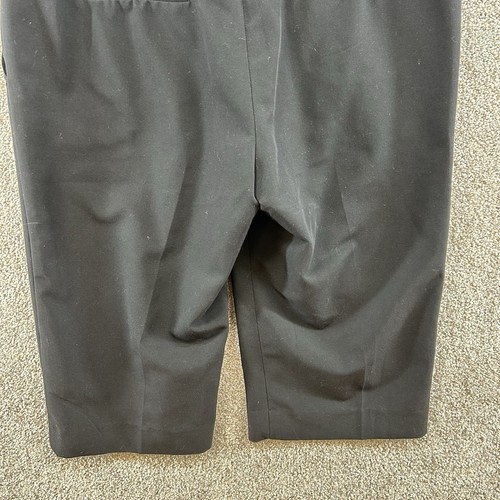Larry Levine Women's Shorts Size 10 Black High Rise Button Slash Pockets - Picture 6 of 11