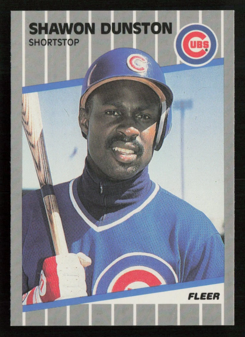Shawon Dunston trading card
