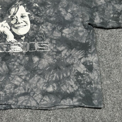 Zion Rootswear Estilo Vintage Janis Joplin Desteñido Tie Dye Negro Y Gris Grande - Imagen 7 de 12