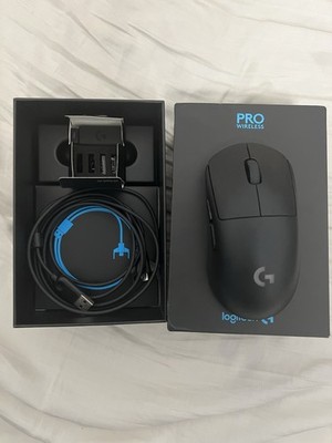 Logitech G Pro Wireless Gaming Mouse Black Optical 25600 DPI 4 Buttons