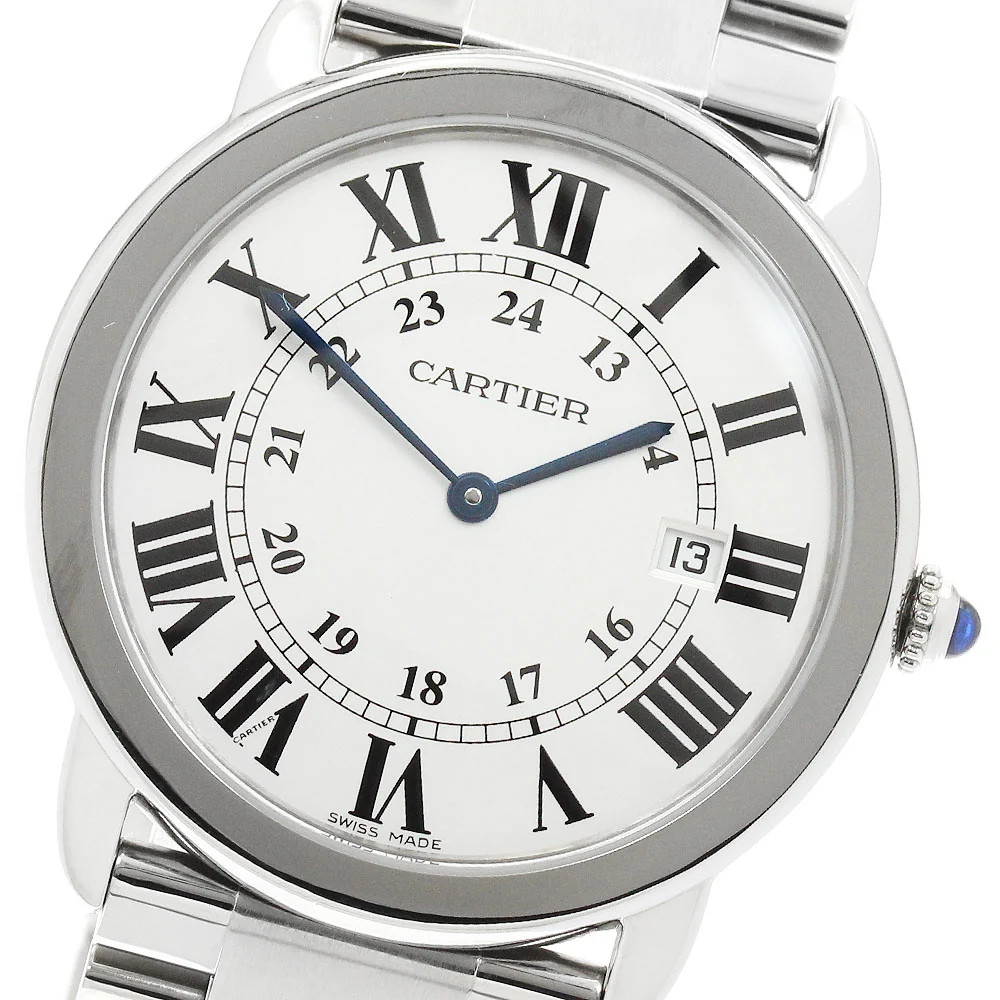 Cartier Ronde Solo LM Date W6701005 Silver TO3318249