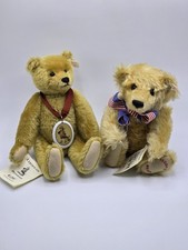 Steiff Teddy Bear Teddy Roosevelt's 140th Birthday "Teddy's Bear" And Delighted