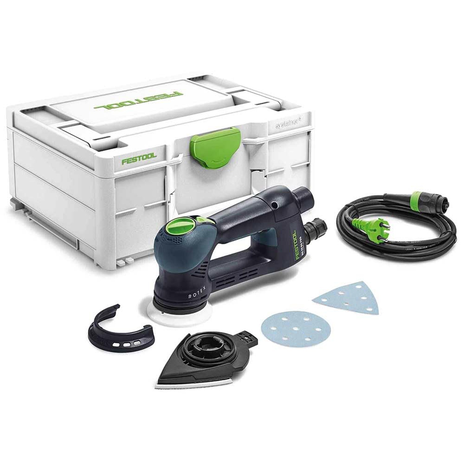 Festool RO90DXFEQ-Plus 90mm ROTEX Geared Eccentric Sander 230V