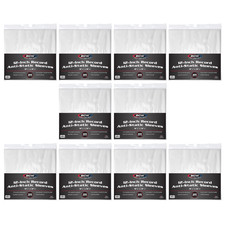 BCW 12-Inch Anti-Static Record Inner Sleeves   HDPE Vinyl Protection 1000 pcs