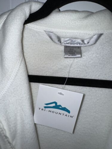 Chaleco polar Tri Mountain para mujer 2XL rojo cardinal nuevo con etiquetas blanco roto nuevo - Imagen 3 de 6