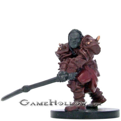 D&D Miniatures Lords of Madness ORC WARCHIEF #37