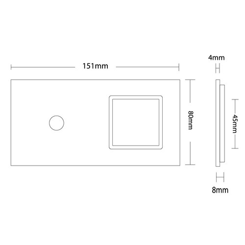 LIVOLO SmartHome Touch Funk Lichtschalter Wechselschalter Steckdose Glas Schwarz - Bild 55 von 209