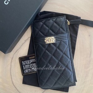 chanel card and phone holder