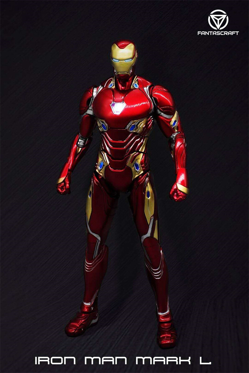 FANTASCRAFT IRON MAN MK50 可動フィギュア FANTASCRAFT Iron Man MK50 Action Figure 1/12 Scale LED Toys