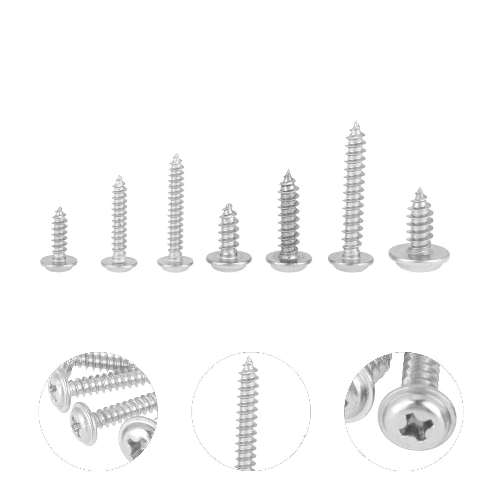 220Pcs M3/M4/M5 Stainless Steel Bolts Nuts Screws Hex Head Assorted Kit