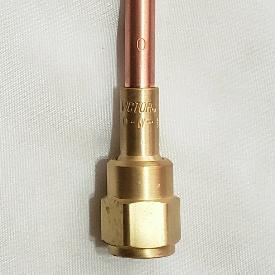 Victor 0-W-1, 2-W-1 & 4-W-1 Brazing Welding Torch Tip Set – 100 Series (Used)