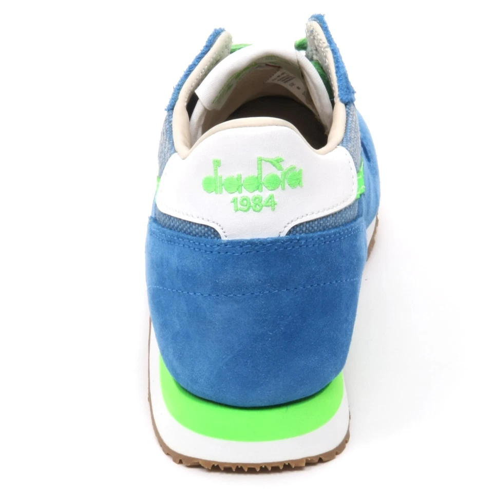 B7534 sneaker donna DIADORA HERITAGE TRIDENT azzurro/verde shoe woman - Imagen 4 de 4