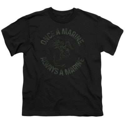 Marine Black Youth Kids Shirt | eBay